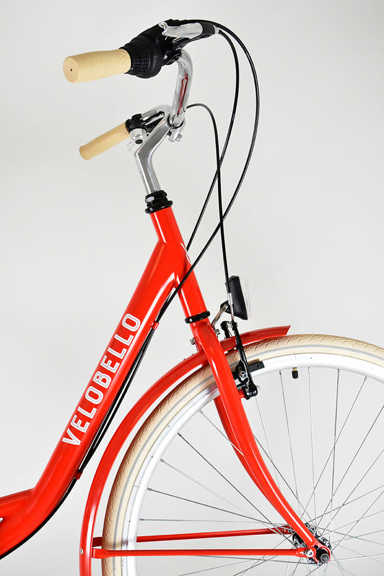 Velobello Chelsea Red Dutch Bike Clapham