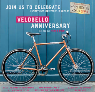  Happy Anniversay Velobello Bikes London