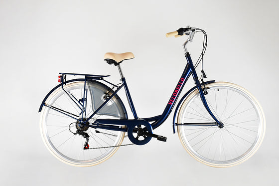 CHELSEA BLUE STEP THROUGH LADIES BICYCLE LONDON – VELOBELLO